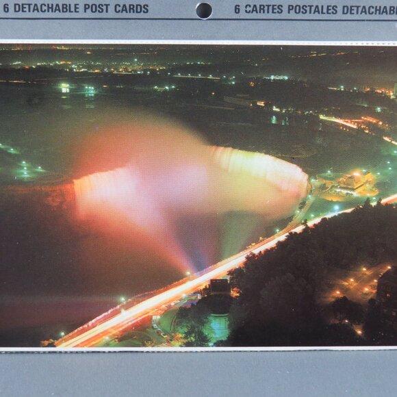 Vintage Postcard Set - Niagra Falls at Night 6 Pack - Royal Specialty Services - Picture 3 of 10